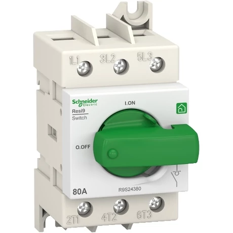 Schneider Electric RESI9 moduláris forgócsapos kapcsoló 3P 80A AC R9S24380