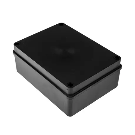 Pawbol falon kívüli kötődoboz 150x110x70 mm műanyag fekete UV-álló IP65 S-BOX 316C