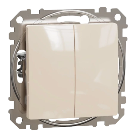 Schneider Sedna Design 105 csillárkapcsoló keret nélkül bézs SDD112105