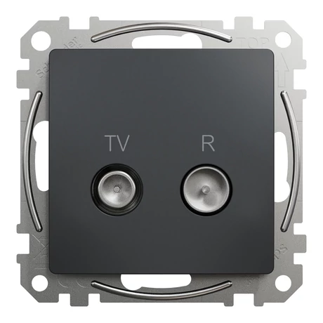 Schneider Sedna Design TV/R aljzat végzáró 4 dB antracit SDD114471R