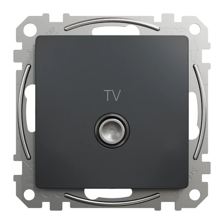 Schneider Sedna Design TV aljzat végzáró 4 dB antracit SDD114471