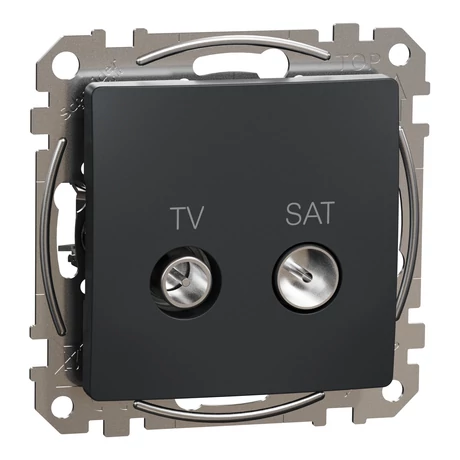 Schneider Sedna Design TV/SAT aljzat végzáró 4 dB antracit SDD114471S