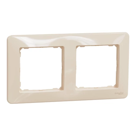 Schneider Sedna Design univerzális 2-es (kettes) keret bézs SDD312802