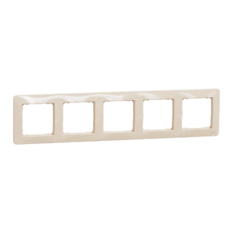 Schneider Sedna Design univerzális 5-ös (ötös) keret bézs SDD312805