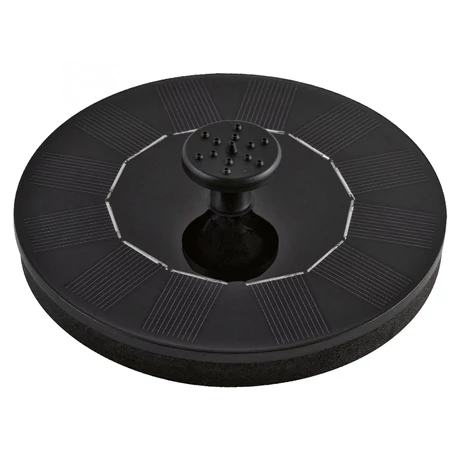 Home SWF 01 napelemes kerti szökőkút, négy szórófej, 40cm vízoszlop, IPX8, automatikus, elem nélkül SWF 01