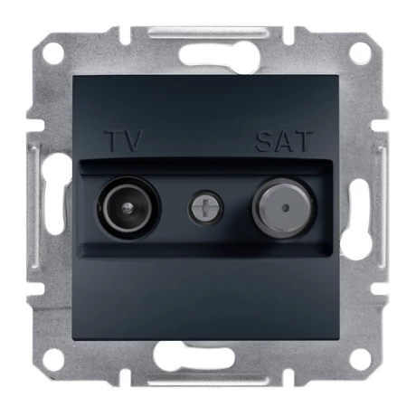Schneider Electric Asfora TV/SAT csatlakozóaljzat végzáró 1 dB antracit EPH3400171
