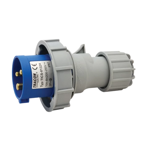 Tracon Ipari lengő dugvilla 16A 250V 2P+E TICS-0132H