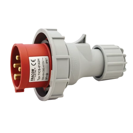 Tracon Ipari lengő dugvilla  16A 400V 3P+E TICS-0142H