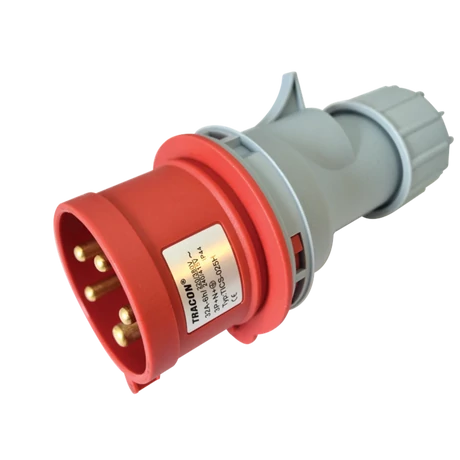 Tracon Ipari lengő dugvilla 32A 400V 3P+N+E TICS-025H