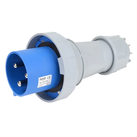 Tracon Ipari lengő dugvilla 125A 250V 2P+E TICS-043