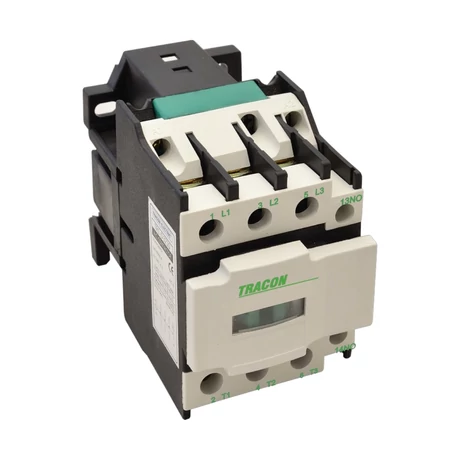 Tracon kontaktor mágneskapcsoló 12A 5,5kW 110V AC 3×NO+1×NO TR1D1210F7