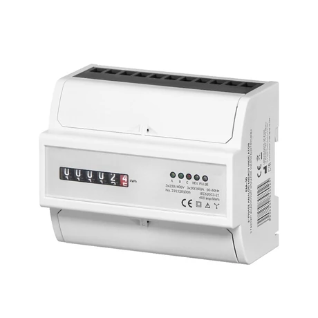 Anco fogyasztásmérő 3 fázisú 3x20(100)A elektromechanikus DIN sínre szerelhető 321689