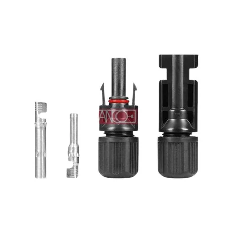 Anco MC4 csatlakozó napelemekhez 1,5-6 mm2, IP67 kompatibilis PV vezetékkel 100db/cs 13605 