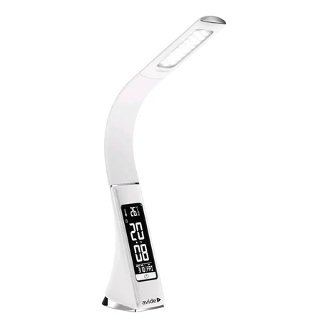 Avide Luna LED asztali lámpa üzleti bőrhatású fehér 6W 320Lm 6400KABLDL-BLC-6W-WH
