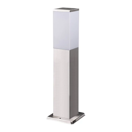 Avide Panama kültéri állólámpa szatén nikkel 1xE27 500 mm IP44 AOLPE27-PAN-SN