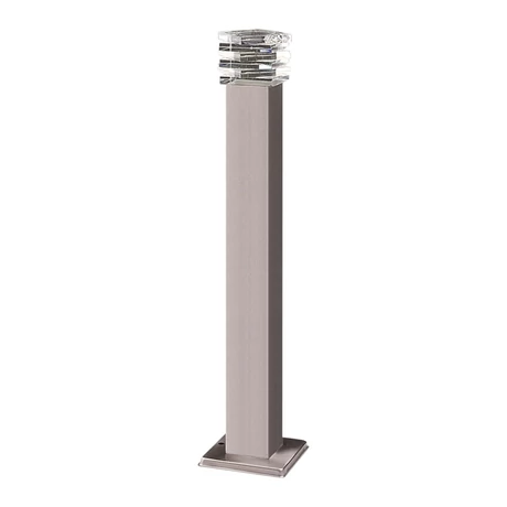Avide Solana kültéri LED állólámpa szatén nikkel 1,5W 55lm 4000K 500 mm IP44 AOLPL-SOL-NW-SN