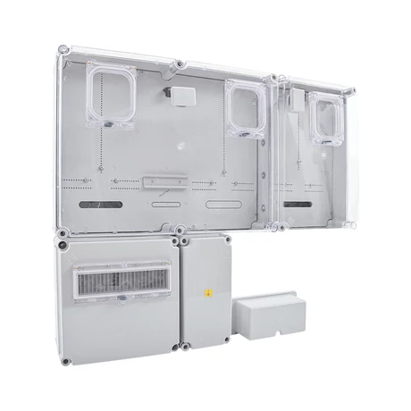 Csatári Plast PVT 7590 Á-V-H Fm-K-U 1/3 fázisú kombinált villanyóra szekrény földkábeles CSP24.E128 Csatári Plast PVT 7590 Á-V-H Fm-K-U 1/3 fázisú kombinált villanyóra szekrény földkábeles CSP24.E128