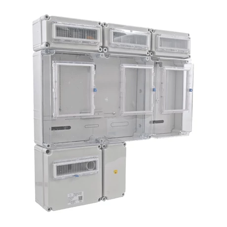 Csatári Plast PVT 7590 Á-V-H Fm-SZ ÁK 1/3 fázisú kombinált villanyóra szekrény szabadvezetékes CSP21.E026ÁKFF