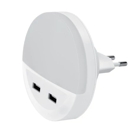 Elmark irányfény 2xUSB töltővel 0.5W 4000K 99USB2