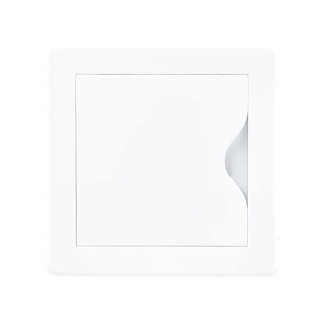 Elmark műanyag szerelőajtó 100x100 mm fehér 85x85 mm beépítés 500172/WH