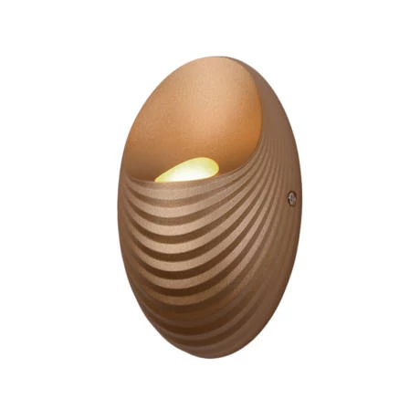 Elmark SHELL LED fali lámpa 5W 4000K természetes fehér arany IP40 955SHELL1W/G