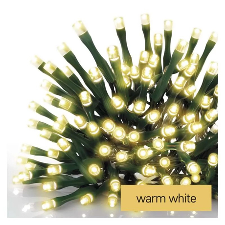 Emos LED karácsonyi fényfüzér 12m meleg fehér IP44 D4AW03