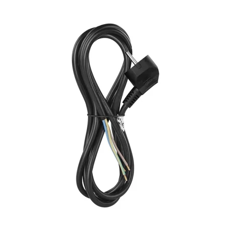 Emos szerelhető vezeték H05VV-F MT 3x1,0mm2 2m fekete FLEXO S18312