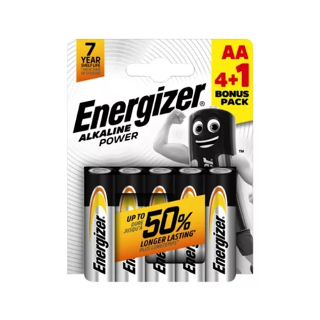 Energizer Power alkáli ceruza elem AA 4+1db/bliszter