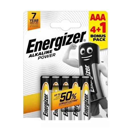 Energizer Power alkáli mikro ceruza elem AAA 4+1db/bliszter