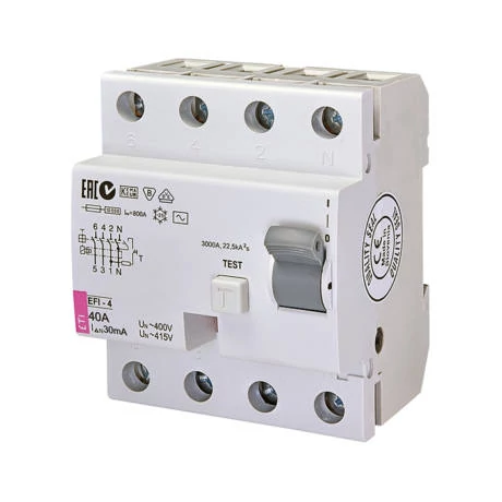 ETI Fi 4p 40A/ 30mA    2062143/ 2061612