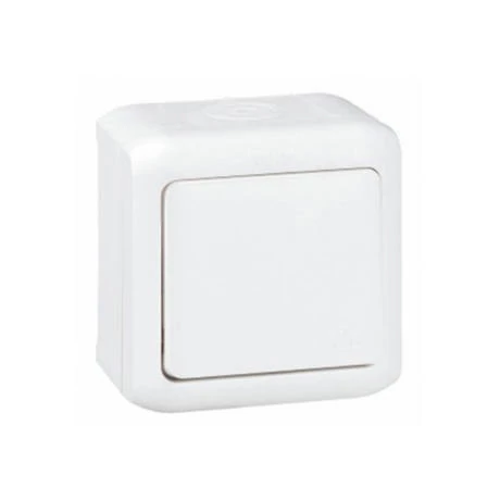 Forix IP44 falon kívüli egypólusú nyomó 6 A - 250 V~ fehér