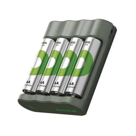 GP akkumulátor töltő Eco E441+4xAA ReCyko 2100mAh B50444