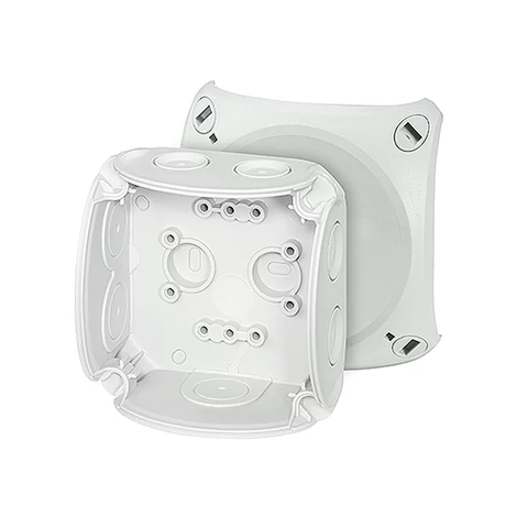 Hensel kötődoboz falon kívüli 93x93x62 mm szürke IP66 EnyCase DK 0200 GZ