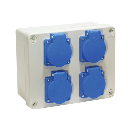 Jangar ipari doboz 4x 2P+F 180X145X85 JG-3-4220