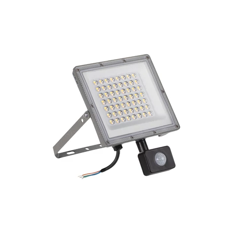 Kanlux ACETE LED reflektor mozgásérzékelős 50W CCT szürke IP44 38498