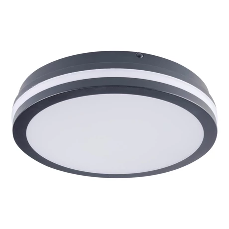 Kanlux Beno LED mennyezeti lámpa kerek fekete 18W 1400lm 4000K IP54 33341