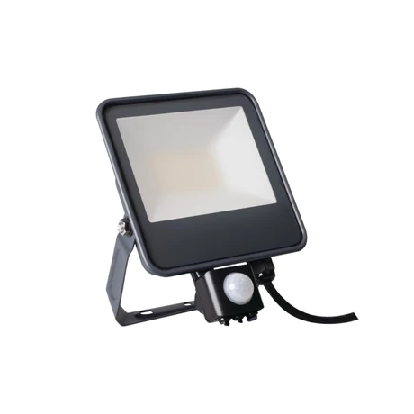 Kanlux IQ LED reflektor mozgásérzékelős 30W 3450lm 4000K fekete IP44 33887