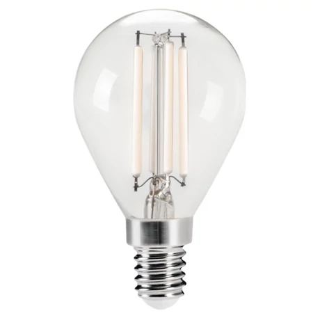 Kanlux LED filament izzó kisgömb E14 4,5W 2700K 470lm G45 XLED W 37383