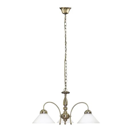 R.2703 Marian 3ágú csillár E27 3x60W bronz