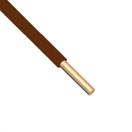 MCU 2,5 mm2 vezeték barna tömör réz kábel H07V-U 100m/tekercs