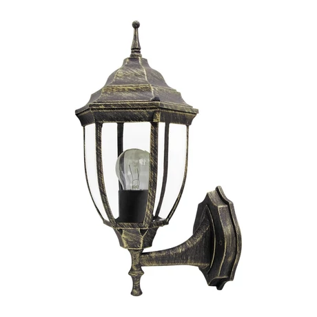 R.8452 Nizza kült fali fel E27 60W a.arany IP43