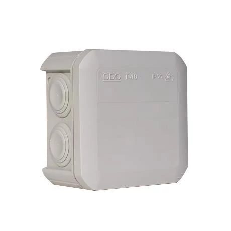 OBO 2007045 Kötődoboz műanyag falon kívüli 90x 90x 52mm IP55