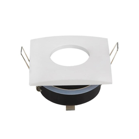 Optonica fix vízmentes négyzet beépíthető spot lámpatest fehér IP65 2011