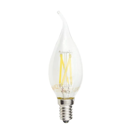 Optonica LED E14 4W gyertya CW szélfútta filament SP1480