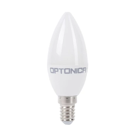 Optonica LED izzó gyertya E14 8W 4500K természetes fehér 710lm C37 1429