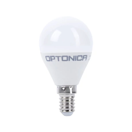 Optonica LED izzó kisgömb E14 8W 2700K meleg fehér 710lm G45 1406