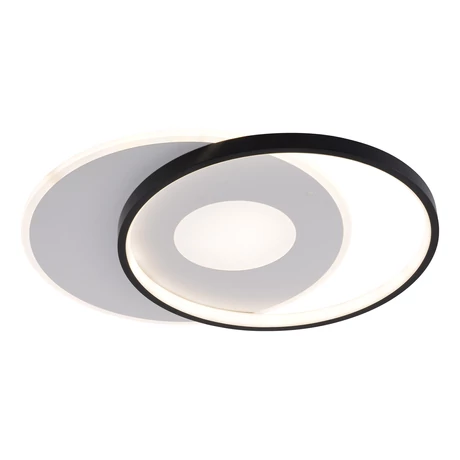 Optonica LED mennyezeti lámpa 54W 4120lm CCT fekete+fehér kerek 19011
