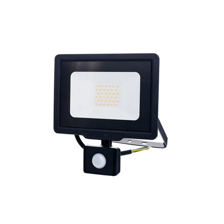 Optonica LED reflektor 30W WW+mozg. 70cm kábel fekete FL5960