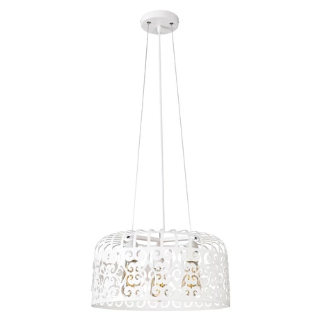 R.2163 Alessandra függ. E27 3x60W,matt feh#r