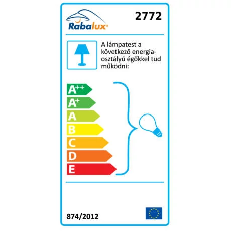 R.2772 Reda menny.lámpa, E24 4x60W króm-wenge